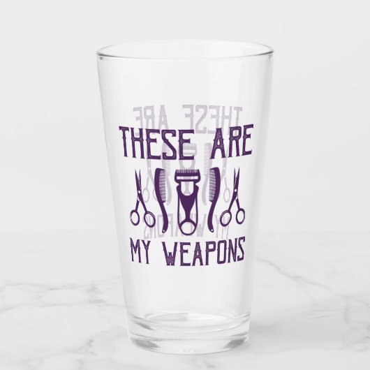 Diese sind meine Waffen Glas (Vorderseite)