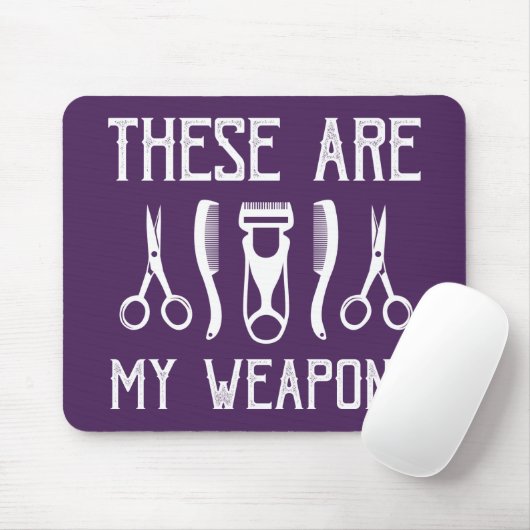 Diese sind meine Waffen Mousepad (Mit Mouse)