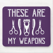 Diese sind meine Waffen Mousepad (Vorne)