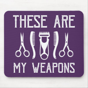 Diese sind meine Waffen Mousepad