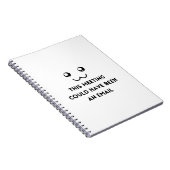 diese Sitzung hätte eine E-Mail sein können Notizblock (Rechte Seite)