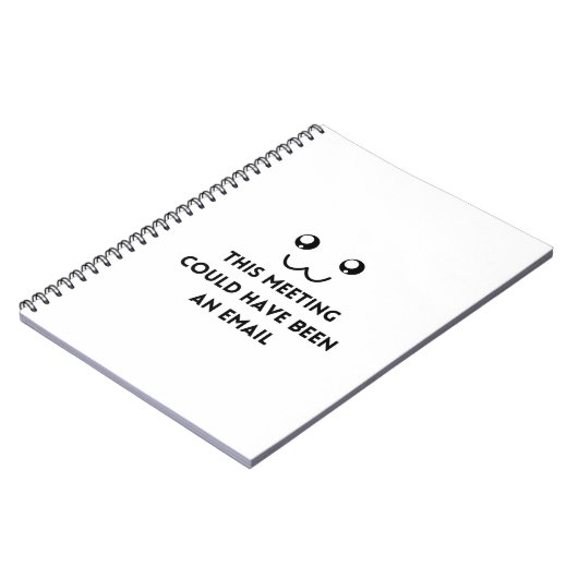 diese Sitzung hätte eine E-Mail sein können Notizblock (Linke Seite)
