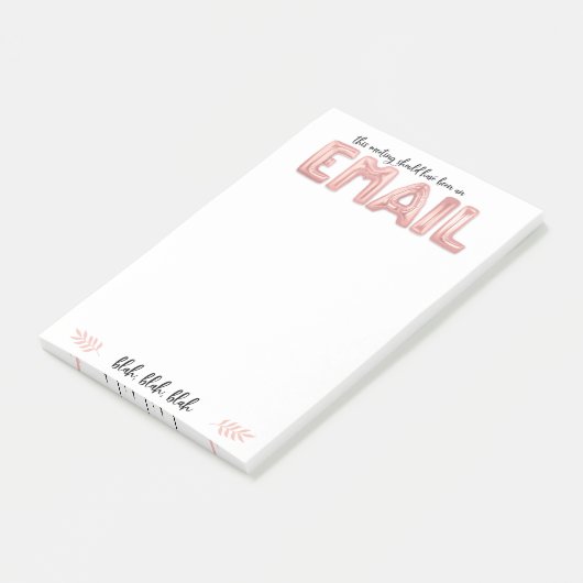 Diese Sitzung sollte eine E-Mail gewesen sein: Post-it Klebezettel (angewinkelt)