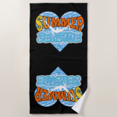 Diese Sommer Beach Seite Strandtuch (Vorderseite)