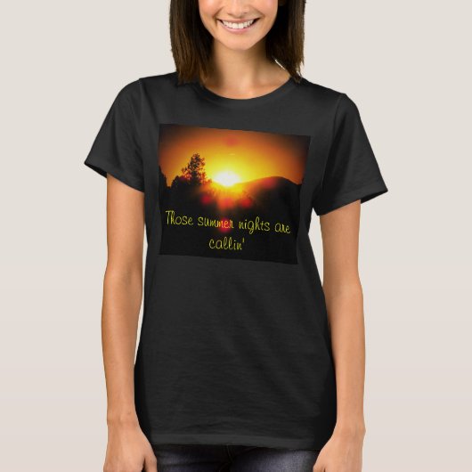 Diese Sommerabende! T-Shirt (Vorderseite)