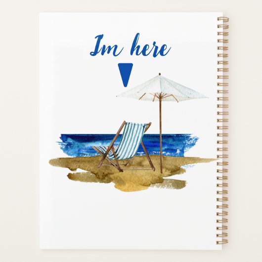 Diese Sommerreise Planer (Rückseite)