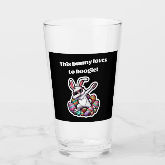 Diese sonnige Liebe zu boogie! Glas (Vorderseite)