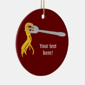 Diese Spaghetti-Pasta-Grafik anpassen Keramikornament (Rechts)