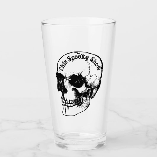 Diese Spooky Show Glass Tumbler (Vorderseite)