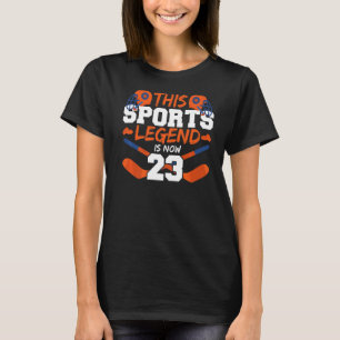Diese sportliche Legende ist jetzt 23 Hockey-Spiel T-Shirt