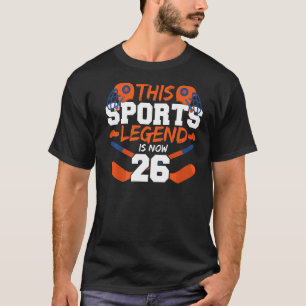 Diese sportliche Legende ist jetzt 26 Hockey-Spiel T-Shirt