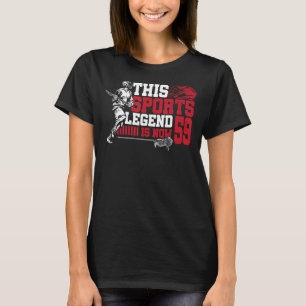 Diese sportliche Legende ist jetzt 59 Lacrosse Gam T-Shirt