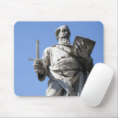Diese Statue von Saint Paul ist auf der rechten Se Mousepad (Mit Mouse)