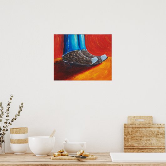 Diese Stiefel Poster (Küche)