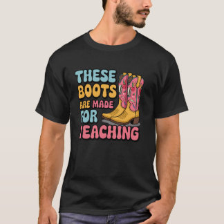 Diese Stiefel sind lustig, Western-Cowboy unterric T-Shirt