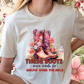 Diese Stiefel wurden für den Gang durch den Gang e T-Shirt