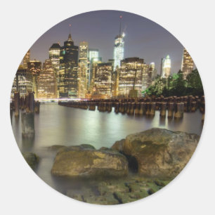 Diese Stöcke sind im Brooklyn Park Runder Aufkleber