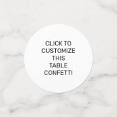 DIESE TABELLE KONFETTIEREN KONFETTI (Klein Vorderseite)