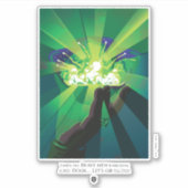 Diese tapferen Männer klopfen an unserer Tür Aufkleber (Vorderseite)