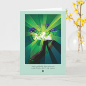 Diese tapferen Männer klopfen an unserer Tür Karte (Gelbe Blume)