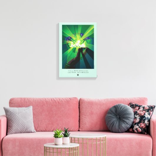 Diese tapferen Männer klopfen an unserer Tür Leinwanddruck (Insitu (Wohnzimmer))