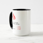 Diese Tasse enthält 3 Existenzkrisen (Vorderseite Links)