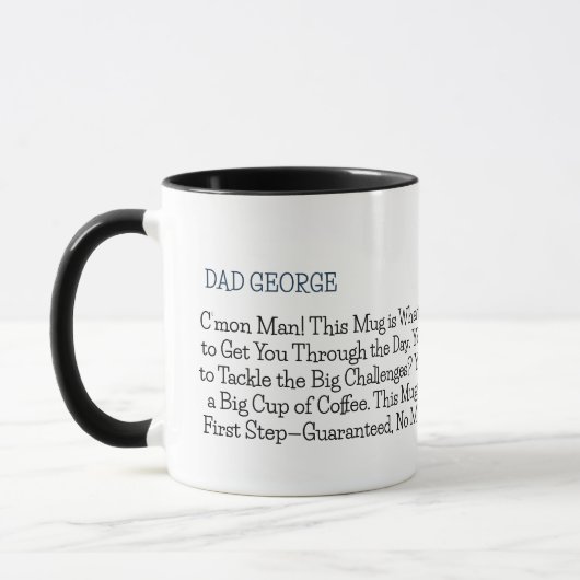 Diese Tasse! Funny Fun Joe Biden Vater Name Tasse (Links)