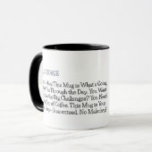 Diese Tasse! Funny Fun Joe Biden Vater Name Tasse (Vorderseite Links)