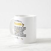 Diese Tasse gehört einem Bauer. Baugeschenk (Vorderseite Links)