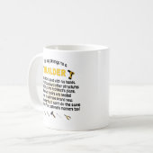 Diese Tasse gehört einem Bauer. Baugeschenk (Vorderseite Links)