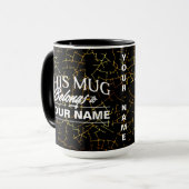 Diese Tasse gehört YOURNAME (Vorderseite Links)