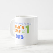 Diese Tasse gehört zum besten Vater der Welt (Vorderseite Links)