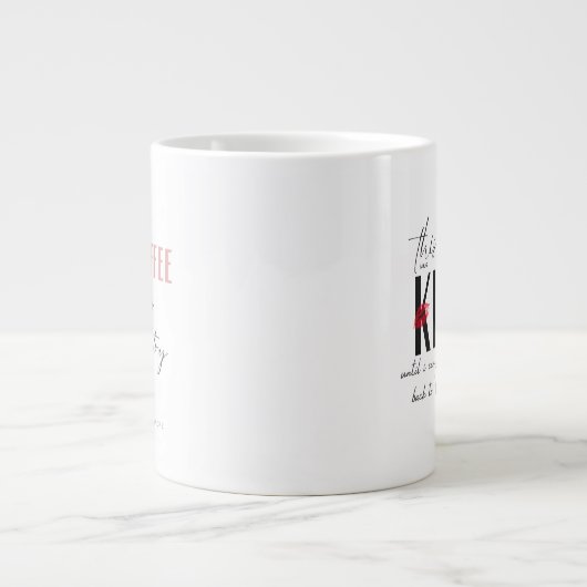 Diese Tasse ist ein Kuss (Vorderseite)