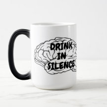 Diese Tasse ist eine Werbung für inneren Frieden.