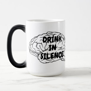 Diese Tasse ist eine Werbung für inneren Frieden.