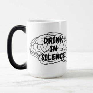 Diese Tasse ist eine Werbung für inneren Frieden.