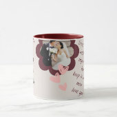 Diese Tasse ist für zwei Liebhaber eine durchdacht (Zentrum)