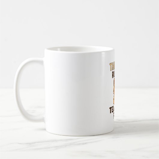 Diese Tasse läuft mit Tee und Augenrollen – Lustig (Links)