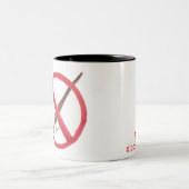 Diese Tasse nicht für das Eintauchen der Bürsten (Mittel)