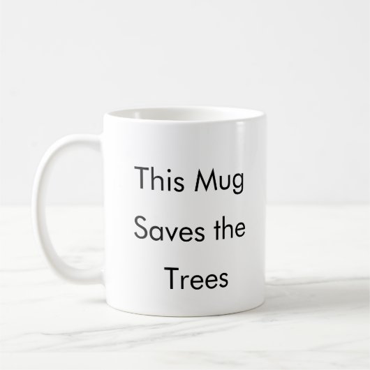 Diese Tasse Rette die komische Kaffee-Tasse der Bä (Links)