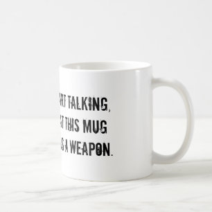 Diese Tasse verdoppelt sich als Waffe
