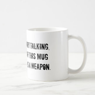 Diese Tasse verdoppelt sich als Waffe