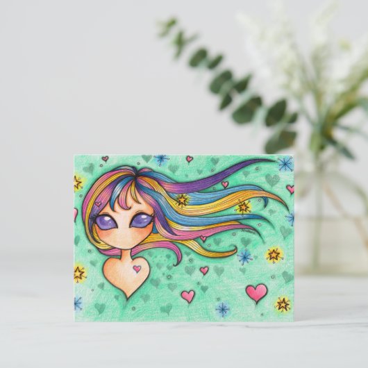 Diese Träume Postkarte (Stehend Vorderseite)