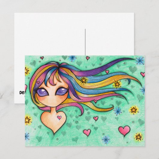 Diese Träume Postkarte (Vorne/Hinten)