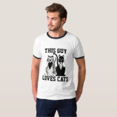 DIESE TYP-LIEBEN KATZEN CAT-T - SHIRT (Vorne ganz)