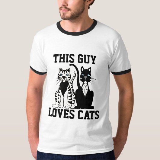 DIESE TYP-LIEBEN KATZEN CAT-T - SHIRT (Vorderseite)