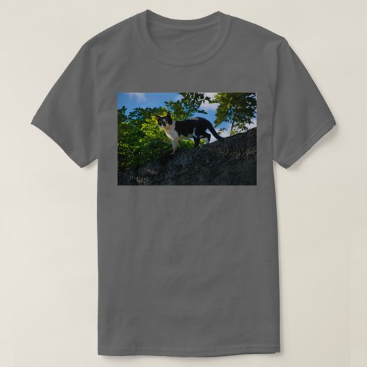 Diese unverschämte dunkle Katze II T-Shirt (Design vorne)