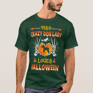 Diese verrückte Hundedame Standard Schnauzer Liebe T-Shirt