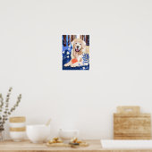 DIESE VIELE IST WAHR Golden Retriever Art Print Poster (Küche)