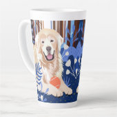 DIESE VIELE IST WAHR Golden Retriever Latte Tasse (Linke Ecke)